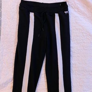 cute black & white vs pink joggers